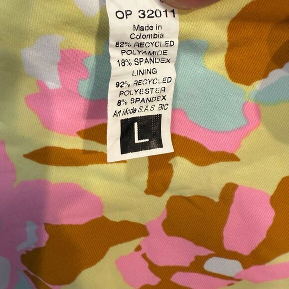 NWOT Maaji Floral Peace Out Journey Reversible Bikini Bottom Multicolor Large - Picture 4 of 4